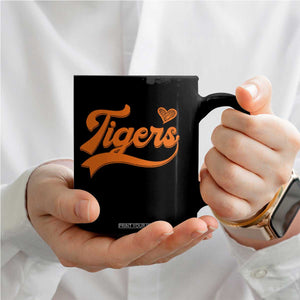 Vintage Tiger Coffee Mug Varsity Name Script Vintage Sports Jersey Style TS10 Print Your Wear