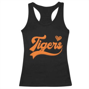 Vintage Tiger Racerback Tank Top Varsity Name Script Vintage Sports Jersey Style TS10 Black Print Your Wear