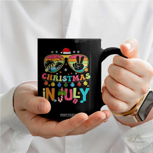 Sunglasses Beach Christmas in July Coffee Mug Santa Summer Xmas TS10 Print Your Wear