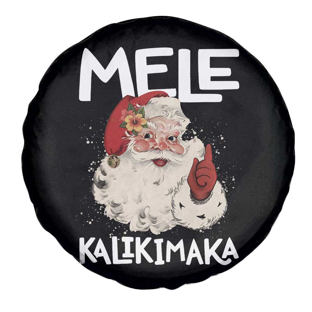 Mele Kalikimaka Spare Tire Cover Hawaii Christmas Party Santa TS10 Print Your Wear