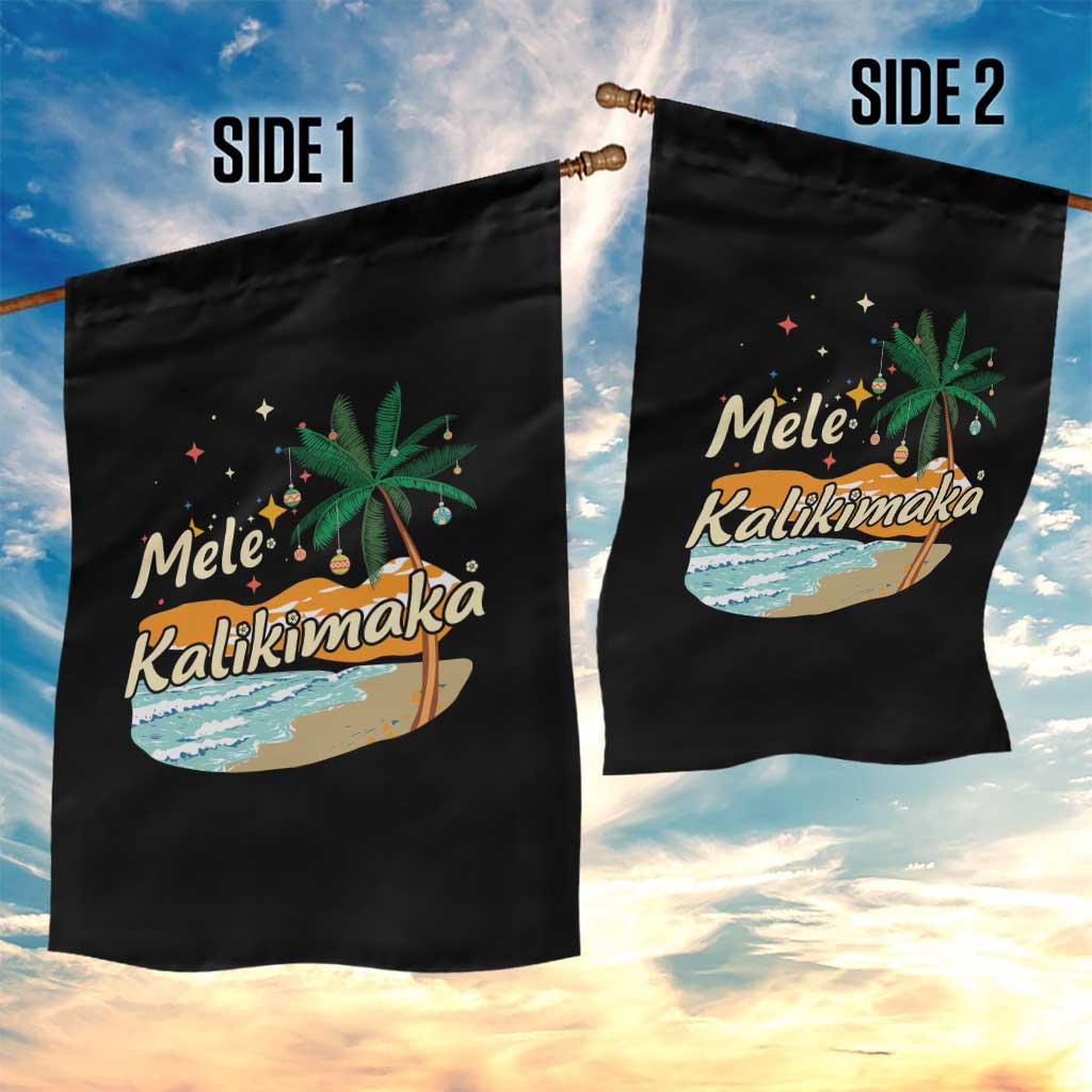 Retro Christmas In July Summer Beach Hawaii Garden Flag Mele Kalikimaka TS10 Print Your Wear