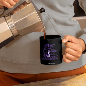 Stop Domestic Violence Coffee Mug Purple Ribbon Witch Graphic Witchy Feminist TS10 Print Your Wear