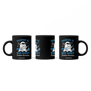 Diabetes is Boo Sheet Coffee Mug Funny Halloween Ghost Diabetes Type 1 2 Awareness TS10 Print Your Wear