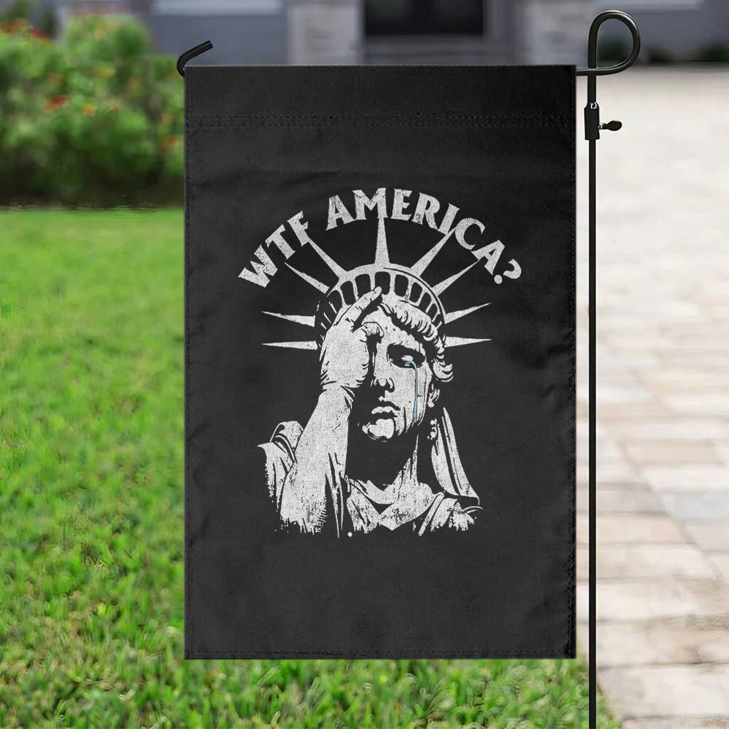 Funny Statue Of Liberty WTF America Garden Flag TS11 Print Your Wear