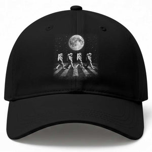 Astronauts Walking In Space Galaxy Moon Planet Baseball Cap TS11 Print Your Wear