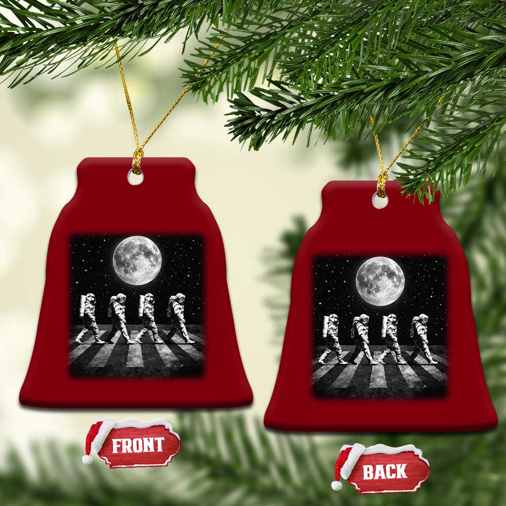 Astronauts Walking In Space Galaxy Moon Planet Ceramic Ornament TS11 Print Your Wear