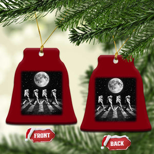 Astronauts Walking In Space Galaxy Moon Planet Ceramic Ornament TS11 Print Your Wear