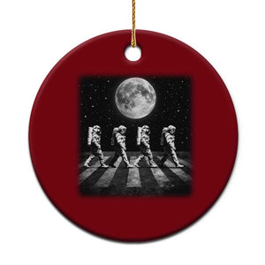 Astronauts Walking In Space Galaxy Moon Planet Ceramic Ornament TS11 1pc Red Print Your Wear