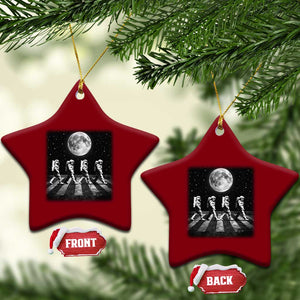 Astronauts Walking In Space Galaxy Moon Planet Ceramic Ornament TS11 Print Your Wear