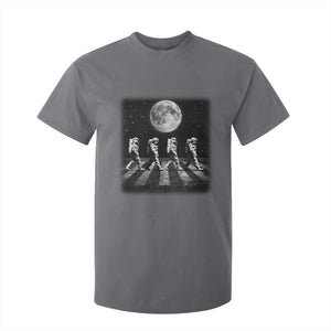 Astronauts Walking In Space Galaxy Moon Planet T Shirt For Kid TS11 Charcoal Print Your Wear