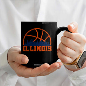 Illinois Fan Coffee Mug IL State Basketball Game Day TS11 Print Your Wear