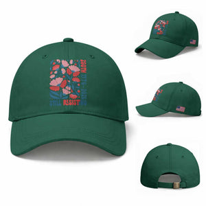 Floral 250th Still Resisting 4th of July 1776 2026 Baseball Cap TS11 Baseball Cap Universal Fit Irish Green Print Your Wear