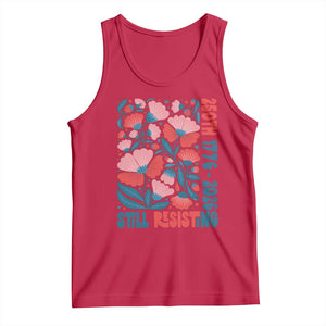 Floral 250th Still Resisting 4th of July 1776 2026 Tank Top TS11 Red Print Your Wear