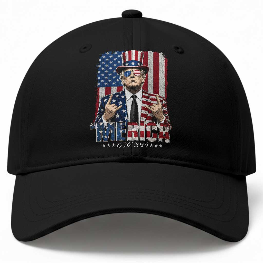 The Nations Leader US 250th Anniversary Baseball Cap Funny 4th of July 1776 2026 TS11 Print Your Wear
