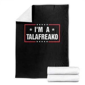 I Am A Talafreako James Talarico Throw Blanket US Senate Texas Election TS11 Black Print Your Wear