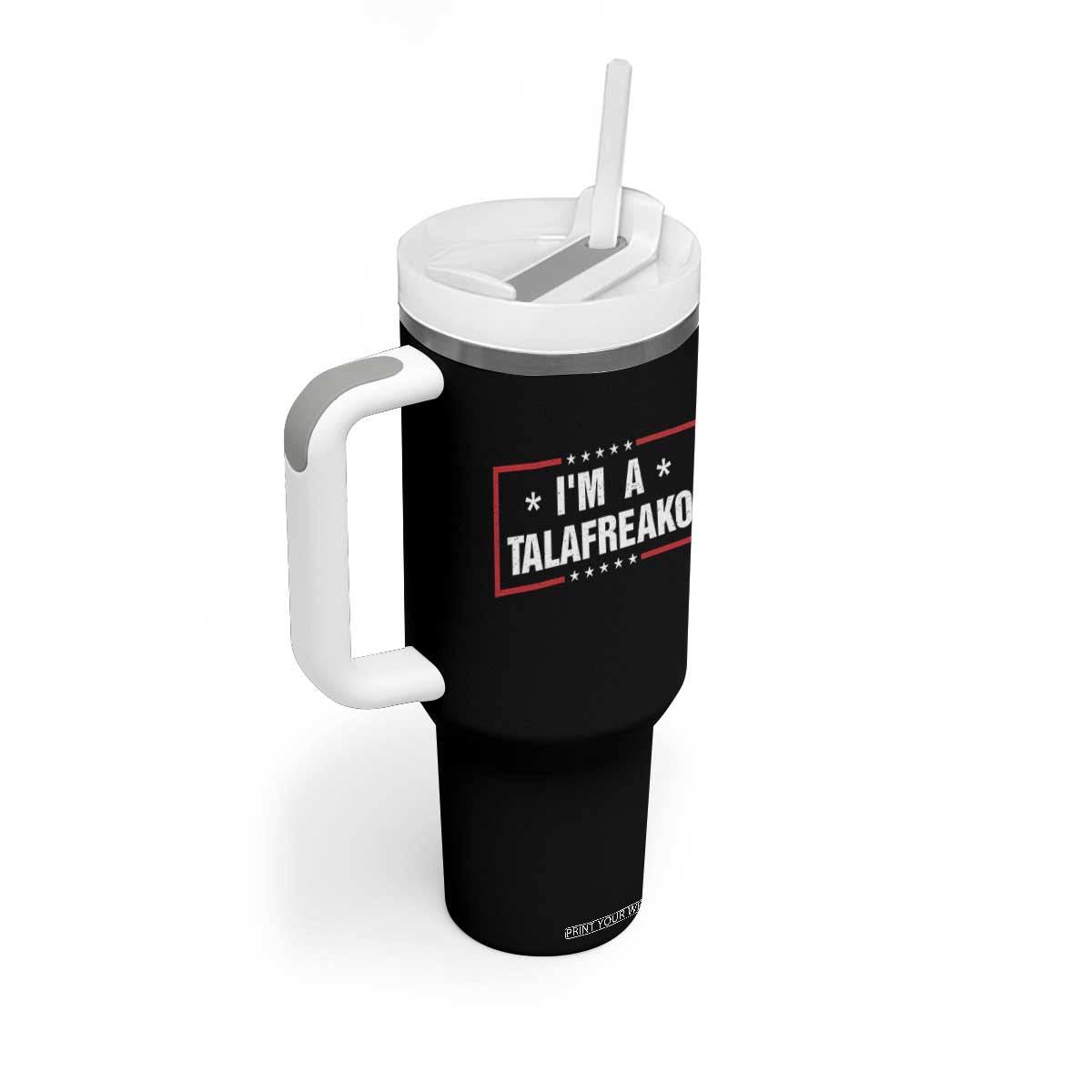 I Am A Talafreako James Talarico Tumbler With Handle US Senate Texas Election TS11 Print Your Wear