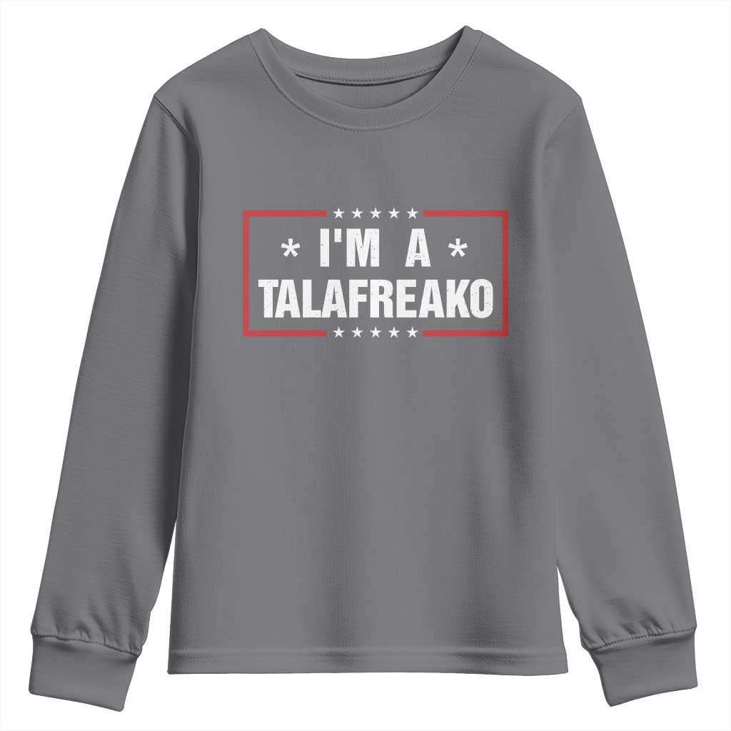 I Am A Talafreako James Talarico Youth Sweatshirt US Senate Texas Election TS11 Charcoal Print Your Wear