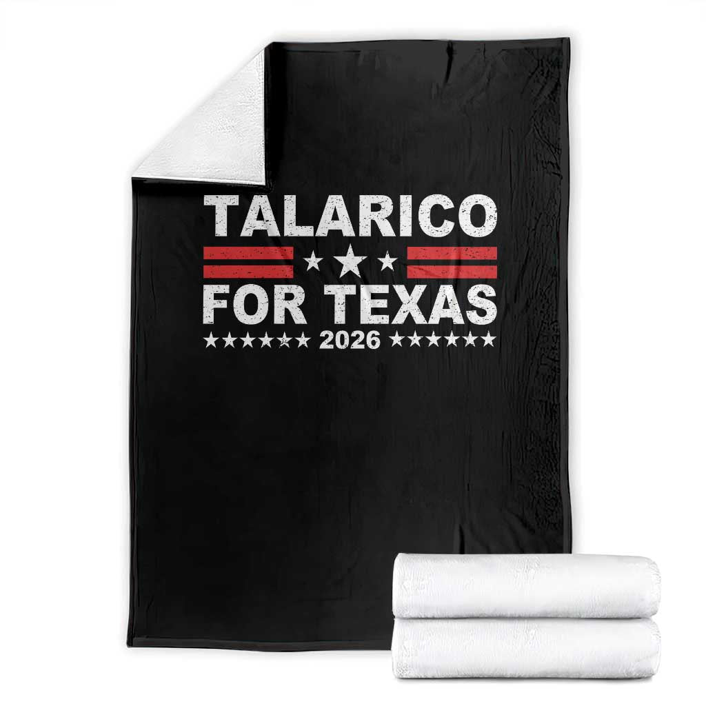 Talarico For Texas US Senate 2026 Throw Blanket James Talarico Support TS11 Black Print Your Wear