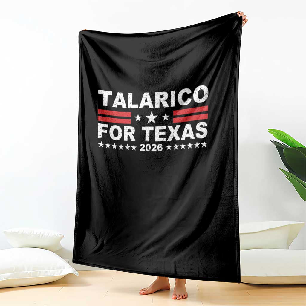Talarico For Texas US Senate 2026 Throw Blanket James Talarico Support TS11 Print Your Wear