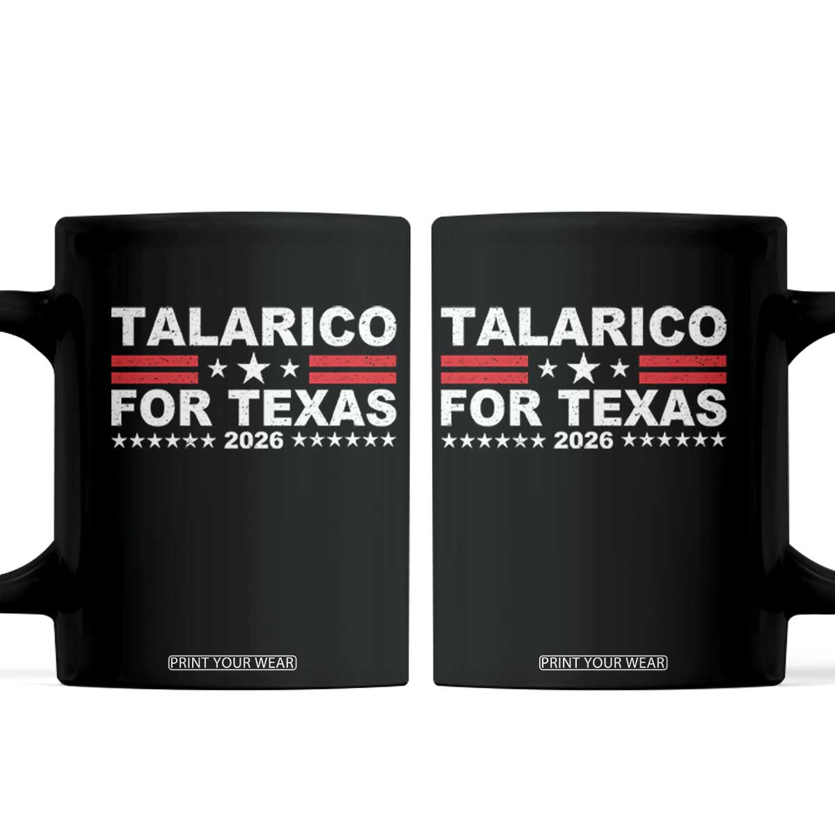 Talarico For Texas US Senate 2026 Coffee Mug James Talarico Support TS11 Black Print Your Wear