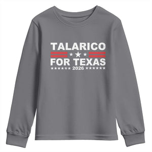 Talarico For Texas US Senate 2026 Youth Sweatshirt James Talarico Support TS11 Charcoal Print Your Wear