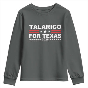 Talarico For Texas US Senate 2026 Youth Sweatshirt James Talarico Support TS11 Dark Heather Print Your Wear
