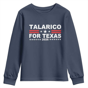 Talarico For Texas US Senate 2026 Youth Sweatshirt James Talarico Support TS11 Navy Print Your Wear