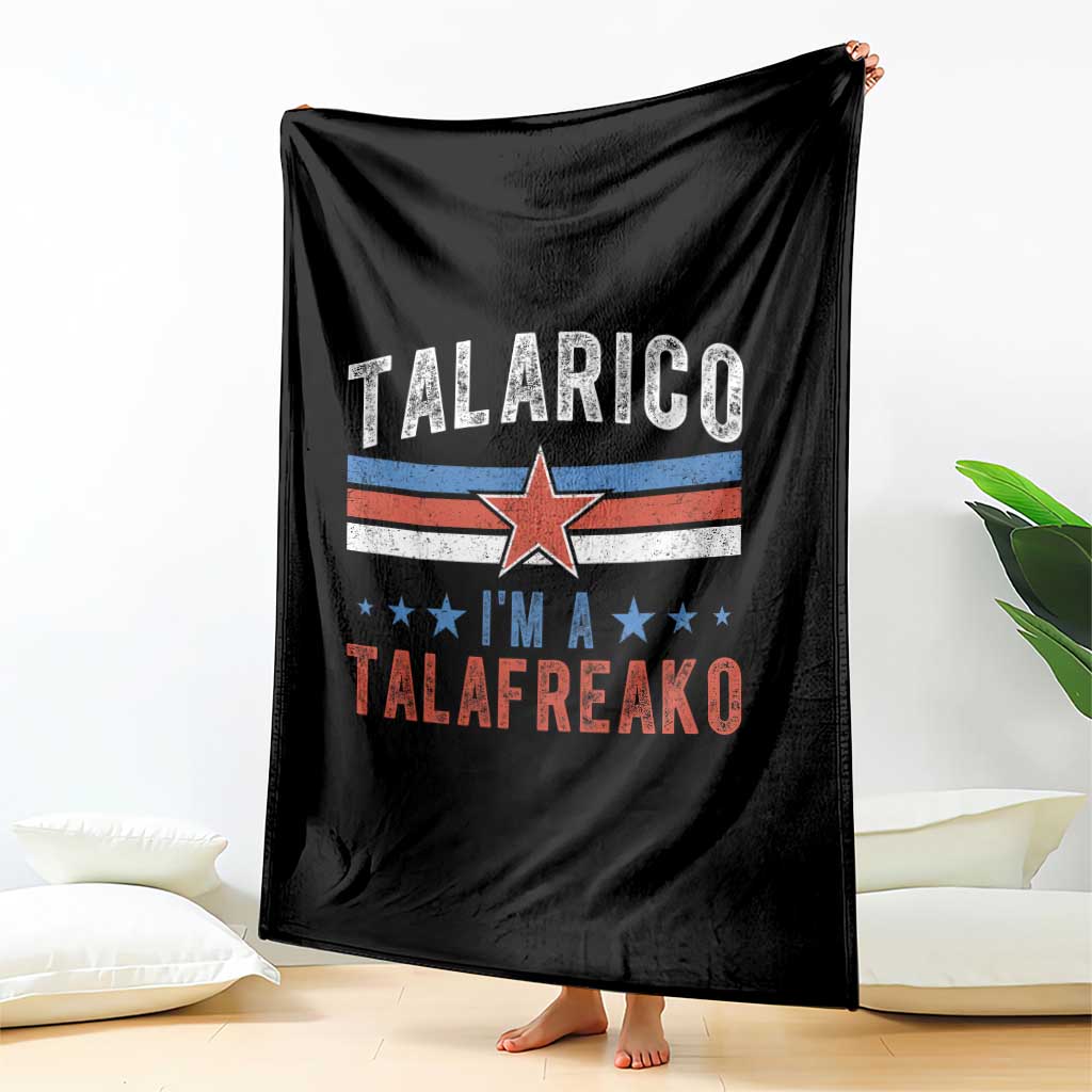 I Am A Talafreako James Talarico Throw Blanket US Senate Texas TS11 Print Your Wear