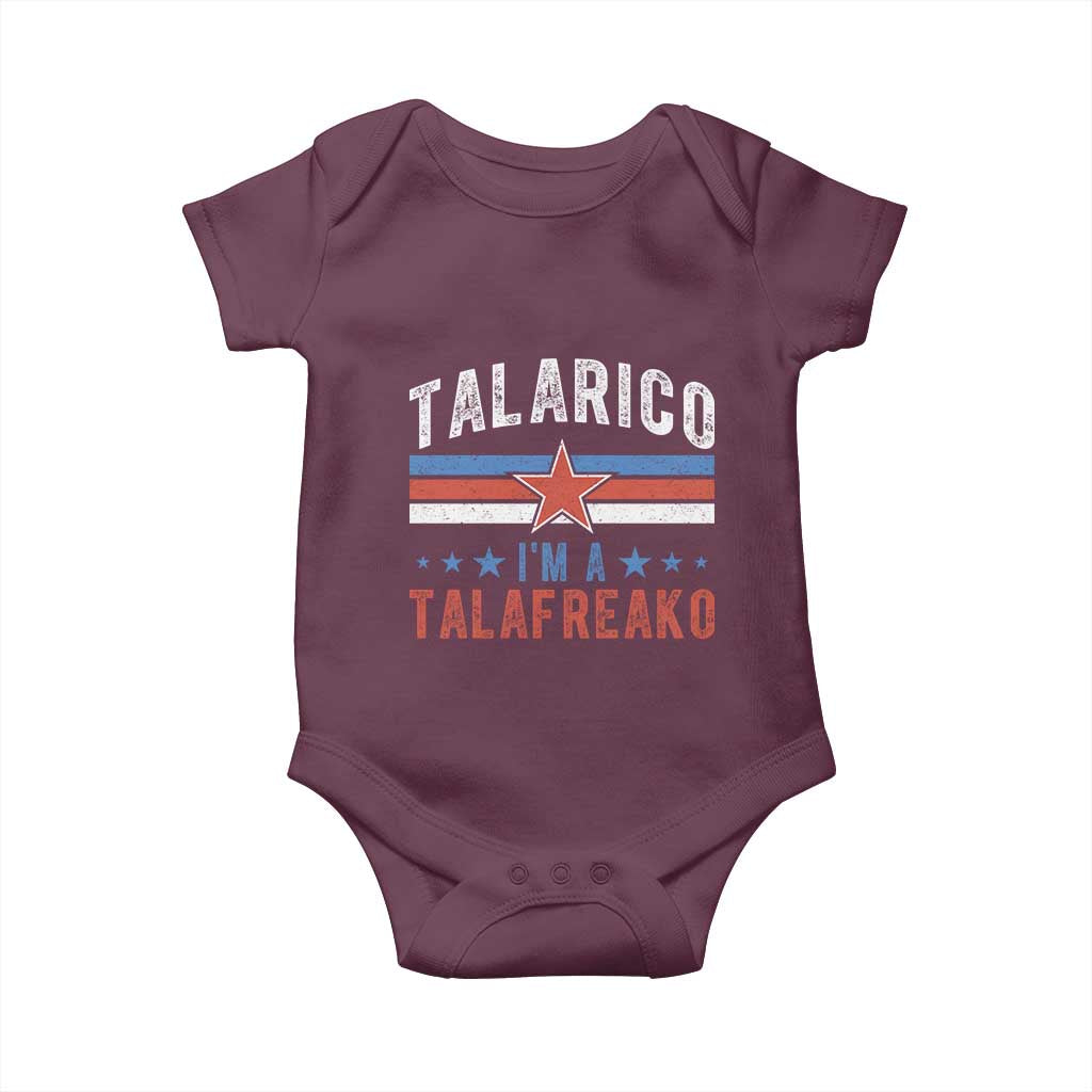 I Am A Talafreako James Talarico Baby Onesie US Senate Texas TS11 Maroon Print Your Wear