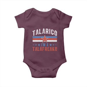 I Am A Talafreako James Talarico Baby Onesie US Senate Texas TS11 Maroon Print Your Wear
