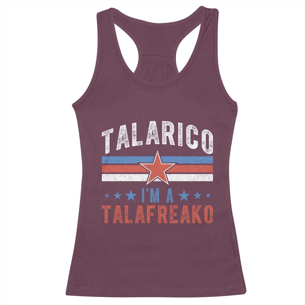 I Am A Talafreako James Talarico Racerback Tank Top US Senate Texas TS11 Maroon Print Your Wear