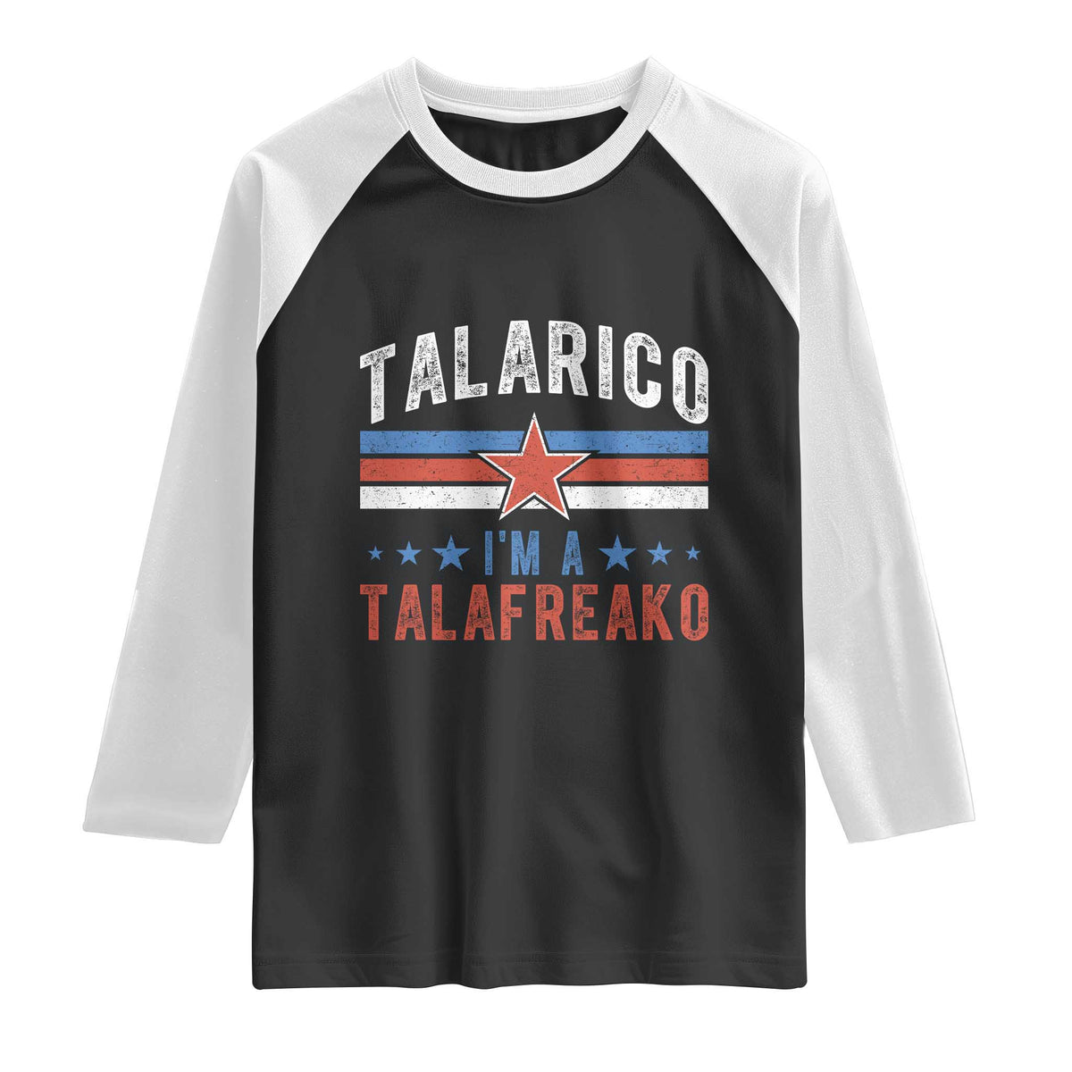 I Am A Talafreako James Talarico Raglan Shirt US Senate Texas TS11 Black White Print Your Wear