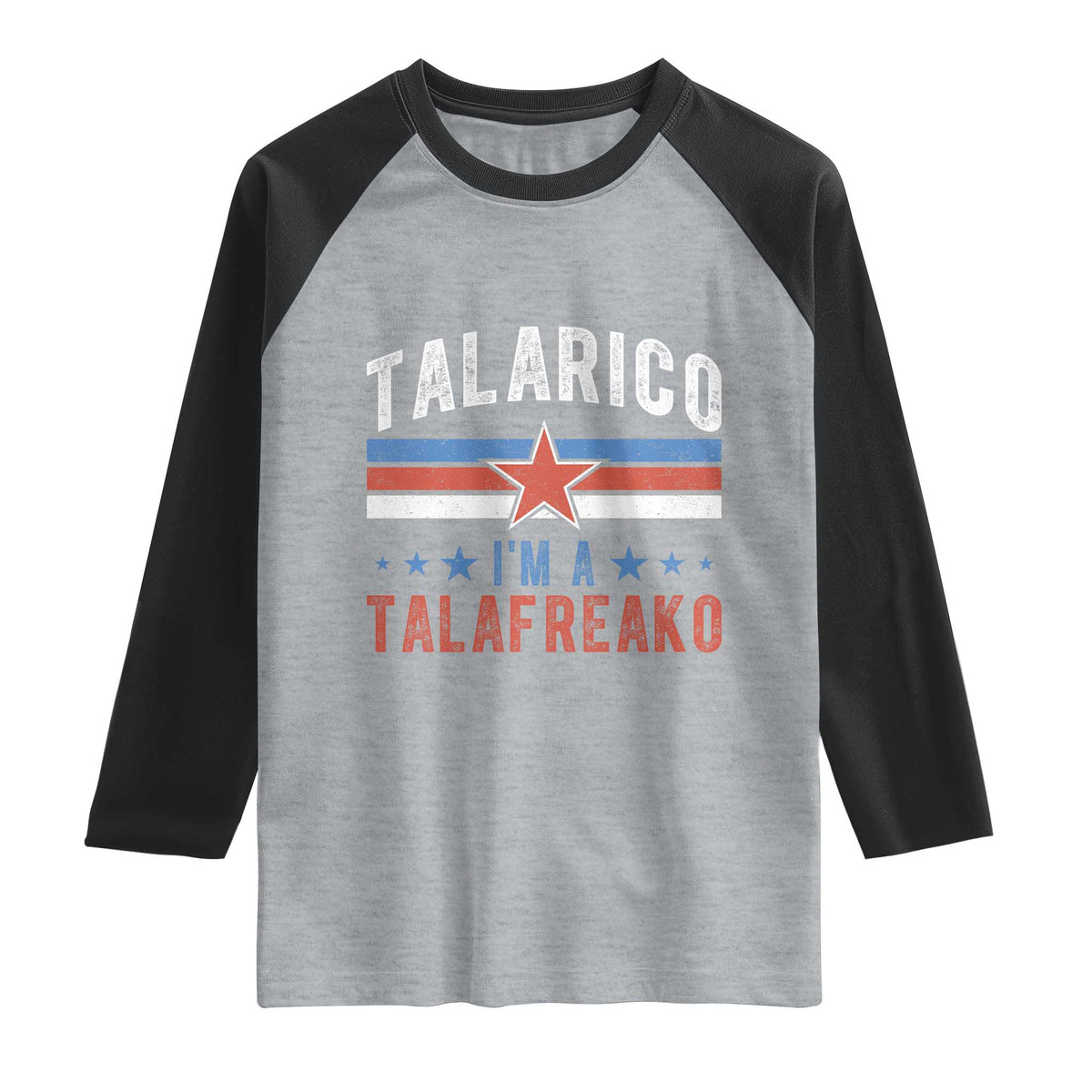 I Am A Talafreako James Talarico Raglan Shirt US Senate Texas TS11 Heather Gray Black Print Your Wear