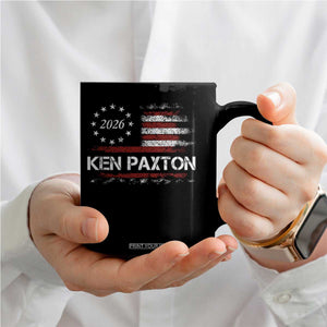 Ken Paxton for Texas Senate Coffee Mug US Senator Campaign Vintage American Flag TS11 Print Your Wear