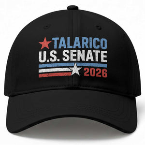 James Talarico US Senate 2026 Baseball Cap Texas Senate Race Stars and Stripes TS11 Print Your Wear