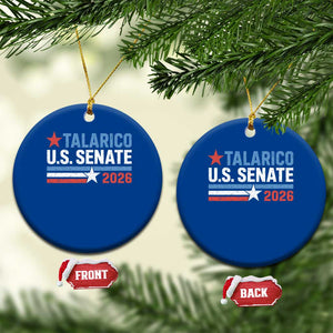 James Talarico US Senate 2026 Ceramic Ornament Texas Senate Race Stars and Stripes TS11 1pc Blue Print Your Wear