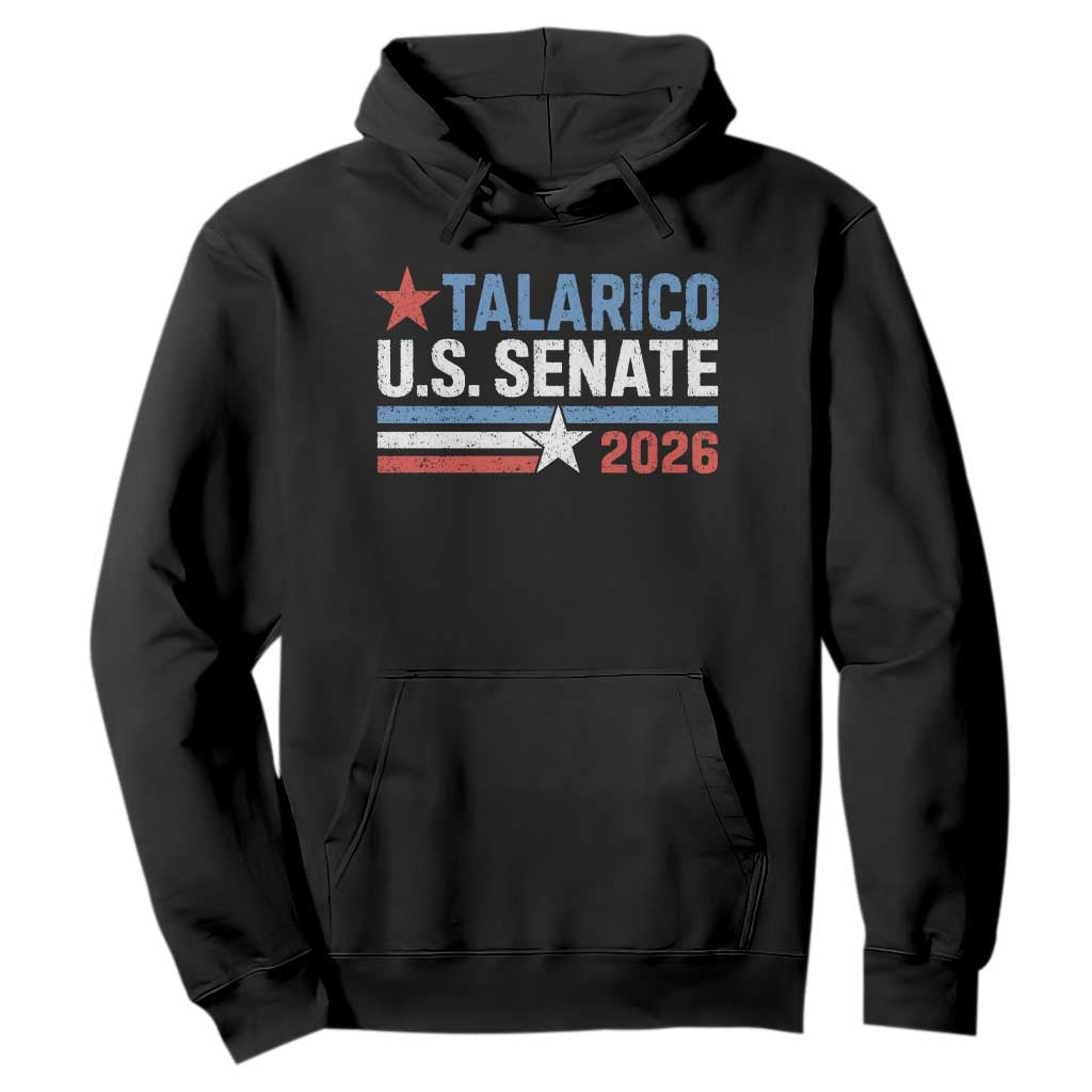 James Talarico US Senate 2026 Hoodie Texas Senate Race Stars and Stripes TS11 Black Print Your Wear