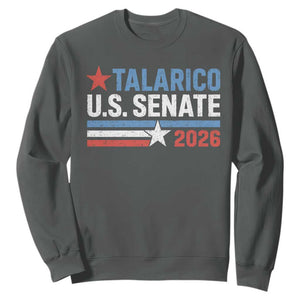 James Talarico US Senate 2026 Sweatshirt Texas Senate Race Stars and Stripes TS11 Dark Heather Print Your Wear