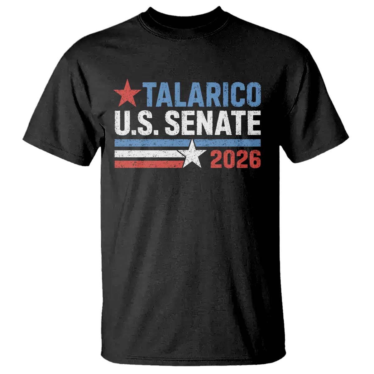 James Talarico US Senate 2026 T Shirt Texas Senate Race Stars and Stripes TS11 Black Print Your Wear