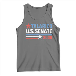 James Talarico US Senate 2026 Tank Top Texas Senate Race Stars and Stripes TS11 Black Heather Print Your Wear