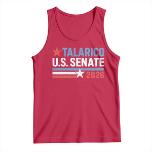 James Talarico US Senate 2026 Tank Top Texas Senate Race Stars and Stripes TS11 Red Print Your Wear