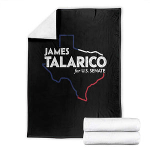 James Talarico for US Senate Throw Blanket Texas Senate Race 2026 TS11 Black Print Your Wear