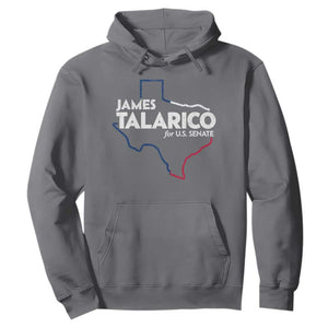 James Talarico for US Senate Hoodie Texas Senate Race 2026 TS11 Charcoal Print Your Wear