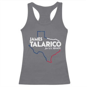 James Talarico for US Senate Racerback Tank Top Texas Senate Race 2026 TS11 Charcoal Print Your Wear