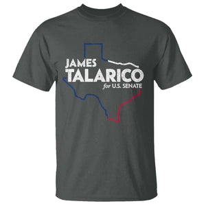 James Talarico for US Senate T Shirt Texas Senate Race 2026 TS11 Dark Heather Print Your Wear
