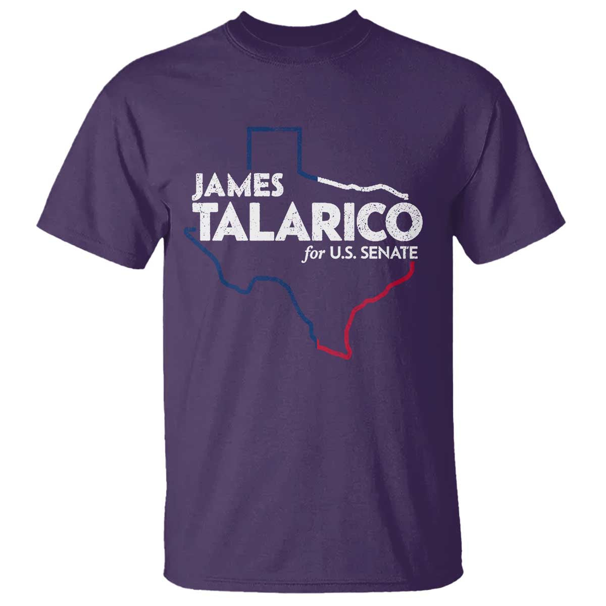 James Talarico for US Senate T Shirt Texas Senate Race 2026 TS11 Purple Print Your Wear