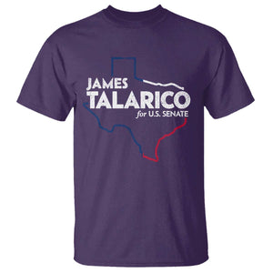 James Talarico for US Senate T Shirt Texas Senate Race 2026 TS11 Purple Print Your Wear