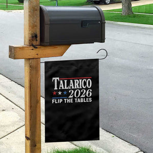 James Talarico 2026 Flip The Tables Garden Flag Texas Senate TS11 Print Your Wear