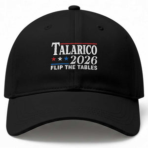 James Talarico 2026 Flip The Tables Baseball Cap Texas Senate TS11 Print Your Wear