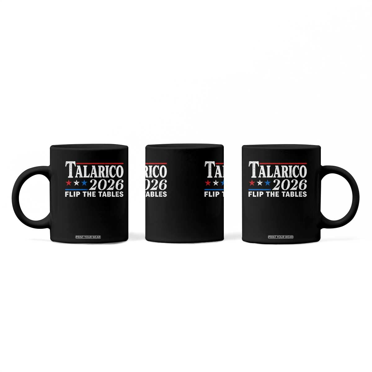James Talarico 2026 Flip The Tables Coffee Mug Texas Senate TS11 Print Your Wear